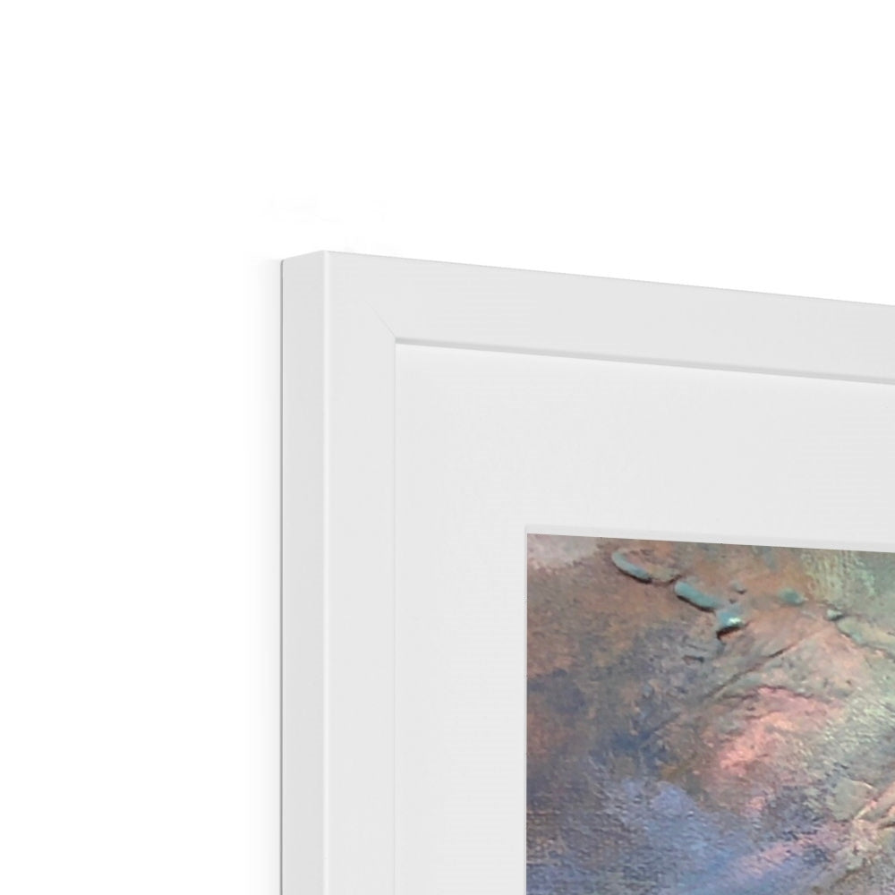 Scottish Paintings - ' Angels Fingers Over Greenock ' Framed & Mounted Print