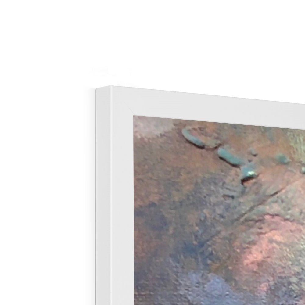 Scottish Paintings - ' Angels Fingers Over Greenock ' Framed Print