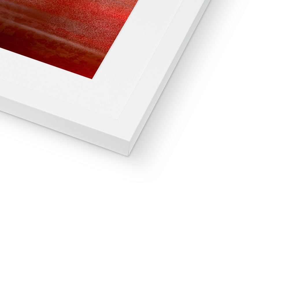 Scottish Paintings - ' Arran Sunset ' Framed & Mounted Print