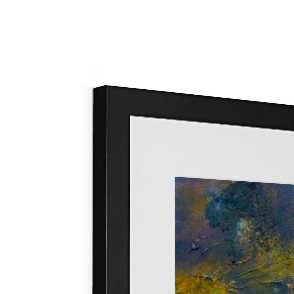 Scottish Paintings - ' Brodgar Moonlight Orkney ' Framed & Mounted Print