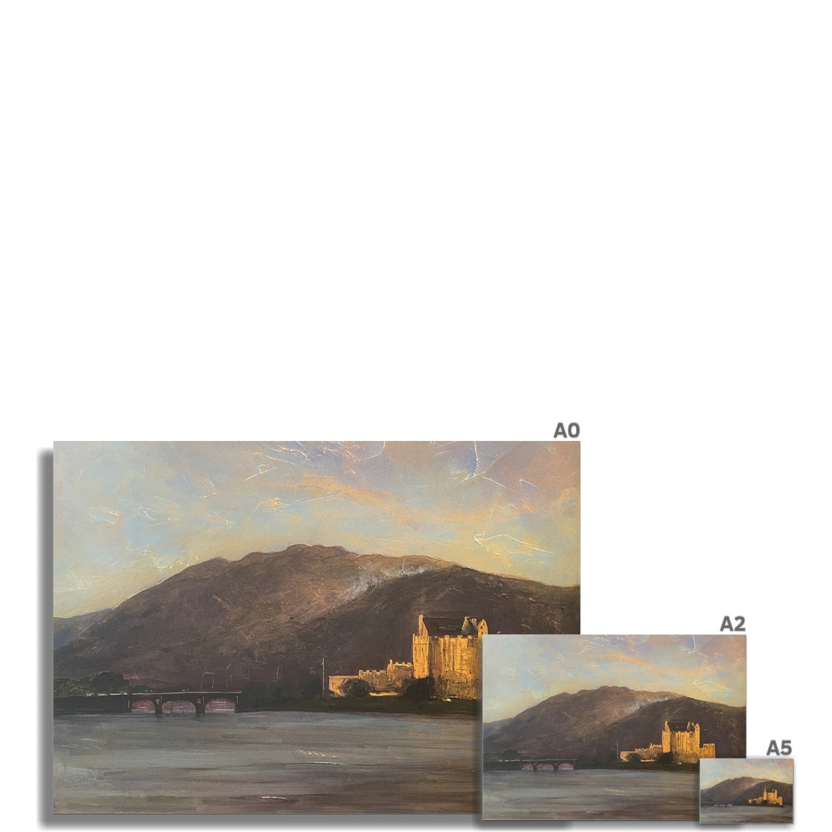 Scottish Paintings - ' Eilean Donan Castle ' Fine Art Print