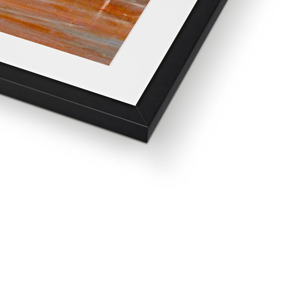 Scottish Paintings - ' Glasgow Harbour ' Framed & Mounted Print.