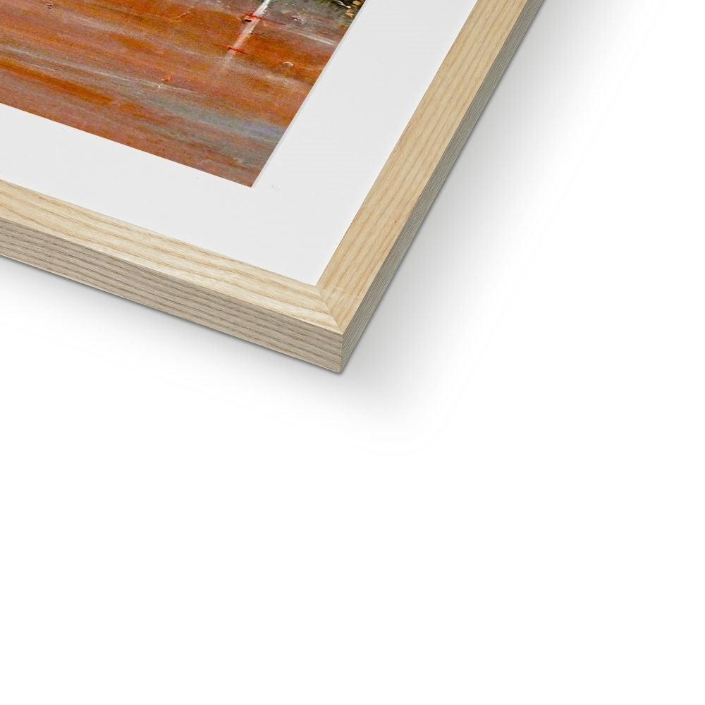 Scottish Paintings - ' Glasgow Harbour ' Framed & Mounted Print.