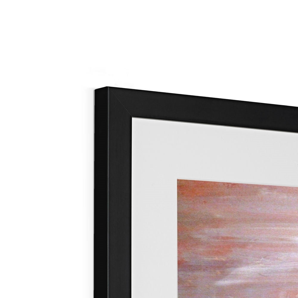 Scottish Paintings - ' Glasgow Harbour ' Framed & Mounted Print.