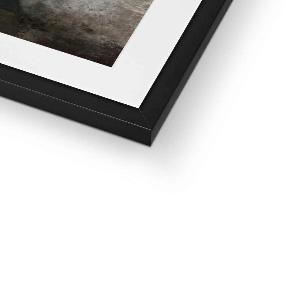 Scottish Paintings - ' Glasgow Necropolis Moonlight ' Framed & Mounted Print