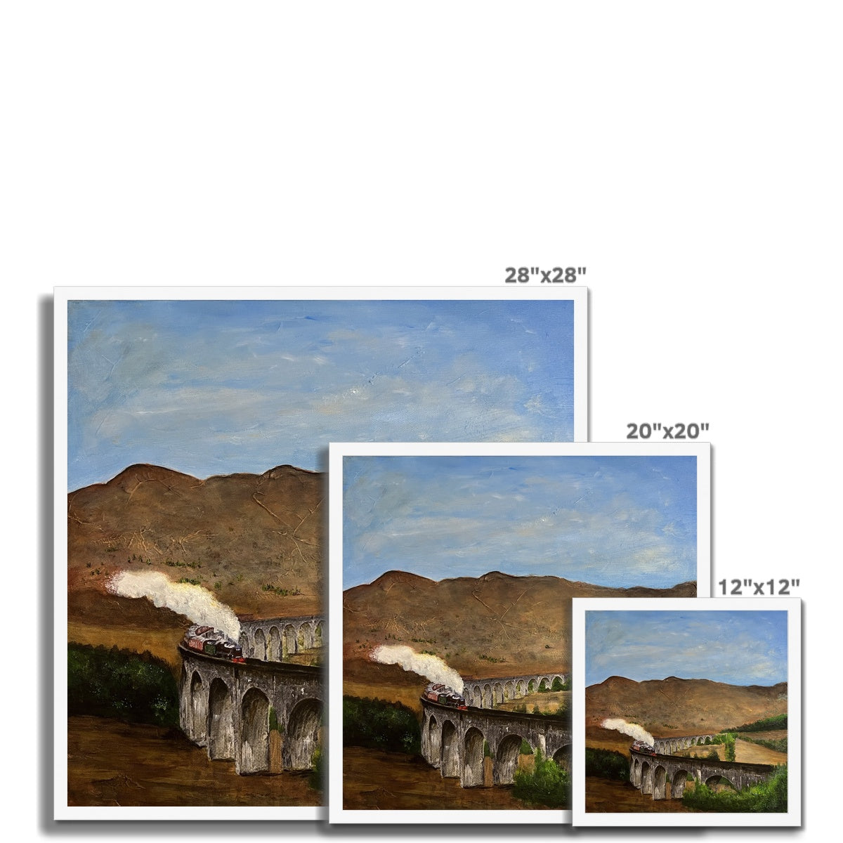 Scottish Paintings - ' Glenfinnan Viaduct ' Framed Print