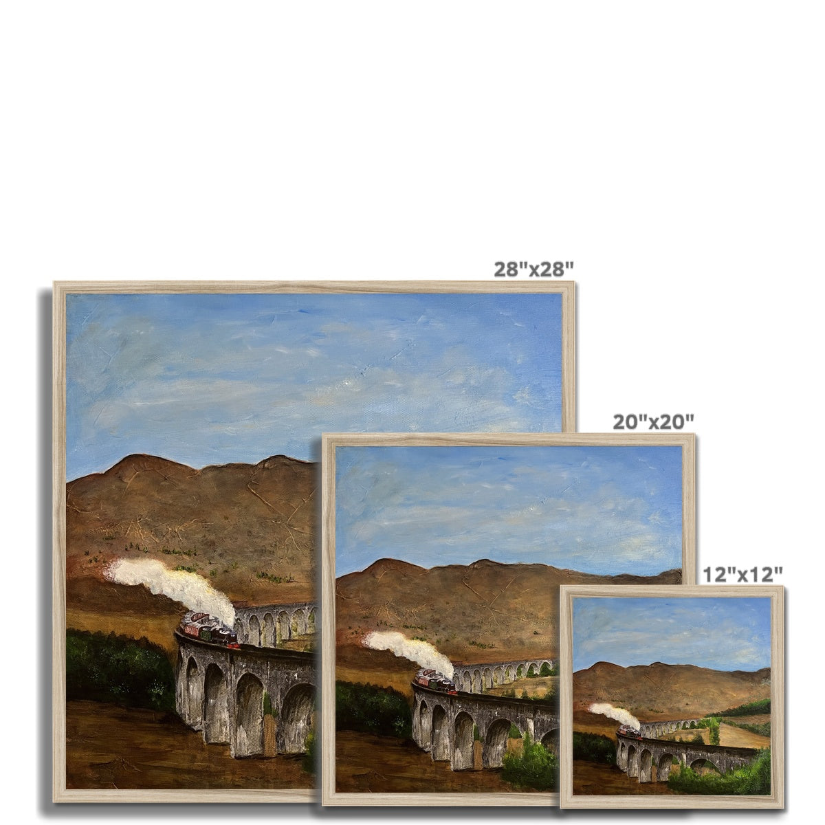 Scottish Paintings - ' Glenfinnan Viaduct ' Framed Print
