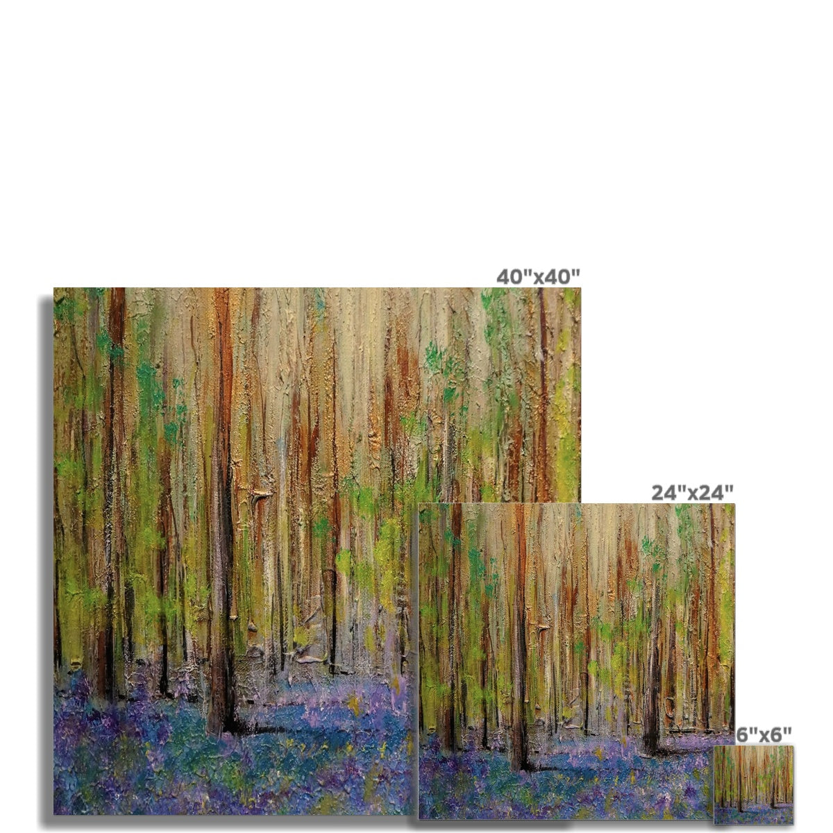 Scottish Paintings - ' Highland Bluebells ' Fine Art Print