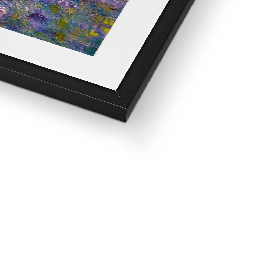 Scottish Paintings - ' Highland Bluebells ' Framed & Mounted Print