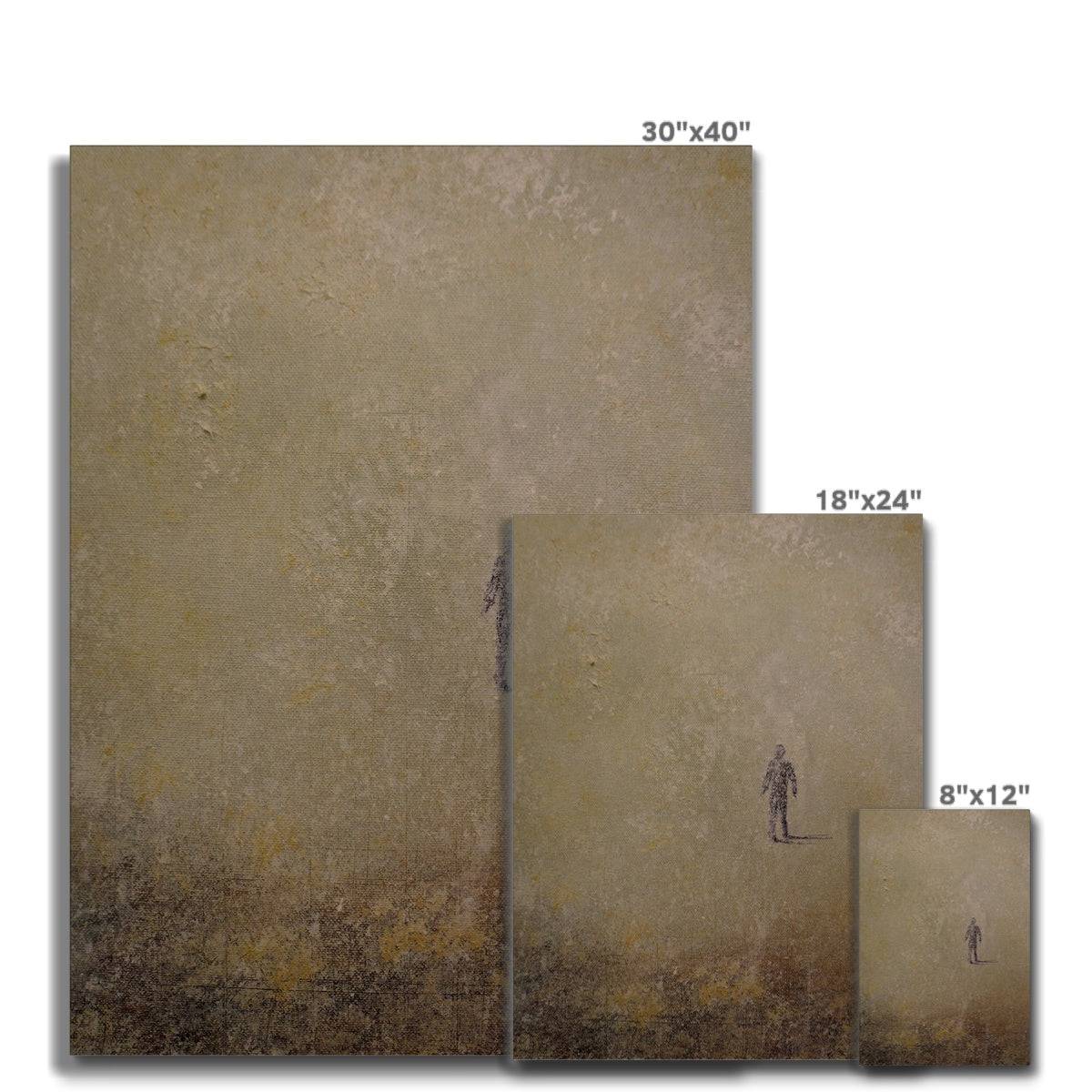 Scottish Paintings - ' Into The Munro Mist ' Canvas