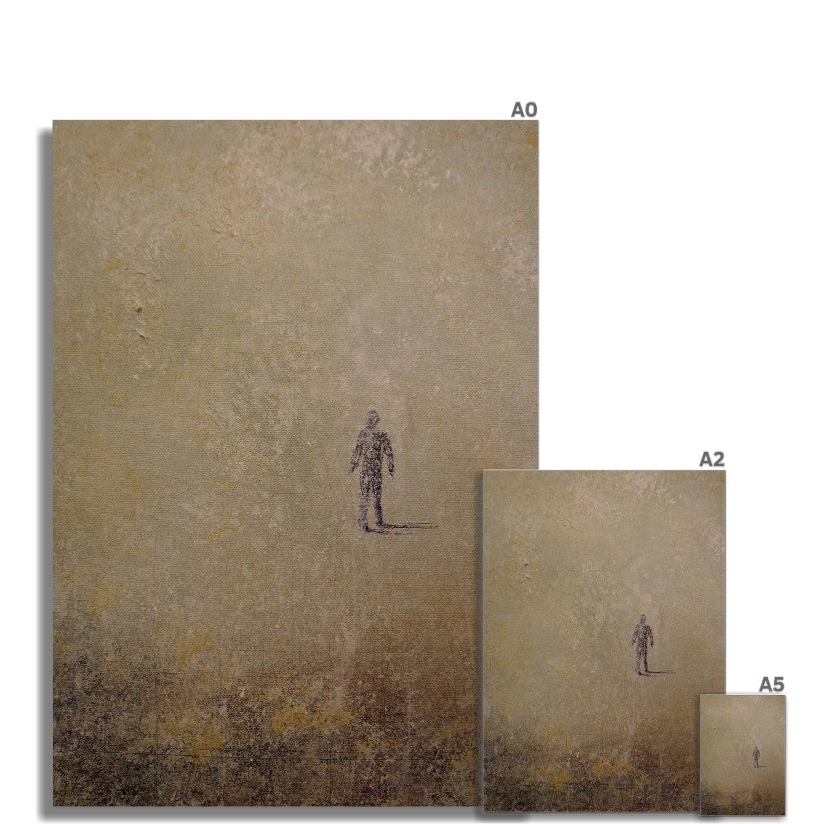 Scottish Paintings - ' Into The Munro Mist ' Fine Art Print