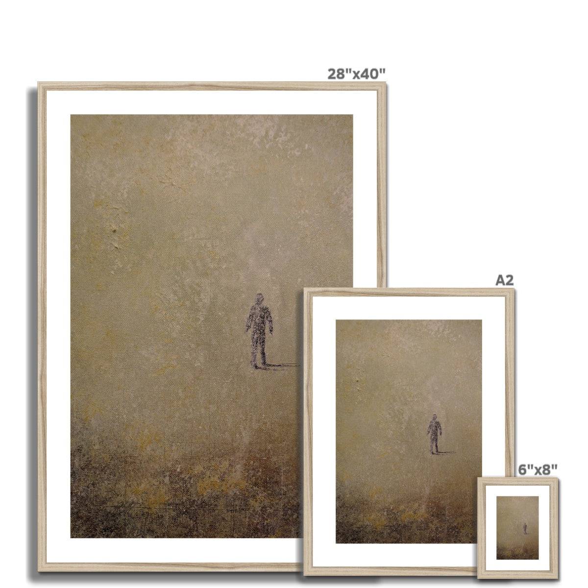 Scottish Paintings - ' Into The Munro Mist ' Framed & Mounted Print