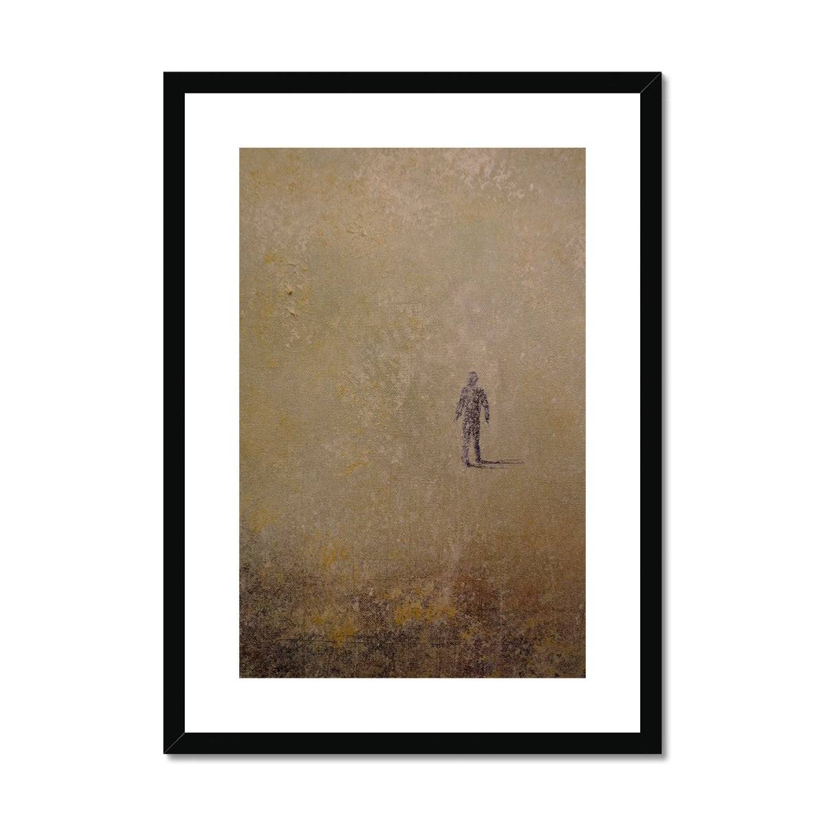 Scottish Paintings - ' Into The Munro Mist ' Framed & Mounted Print