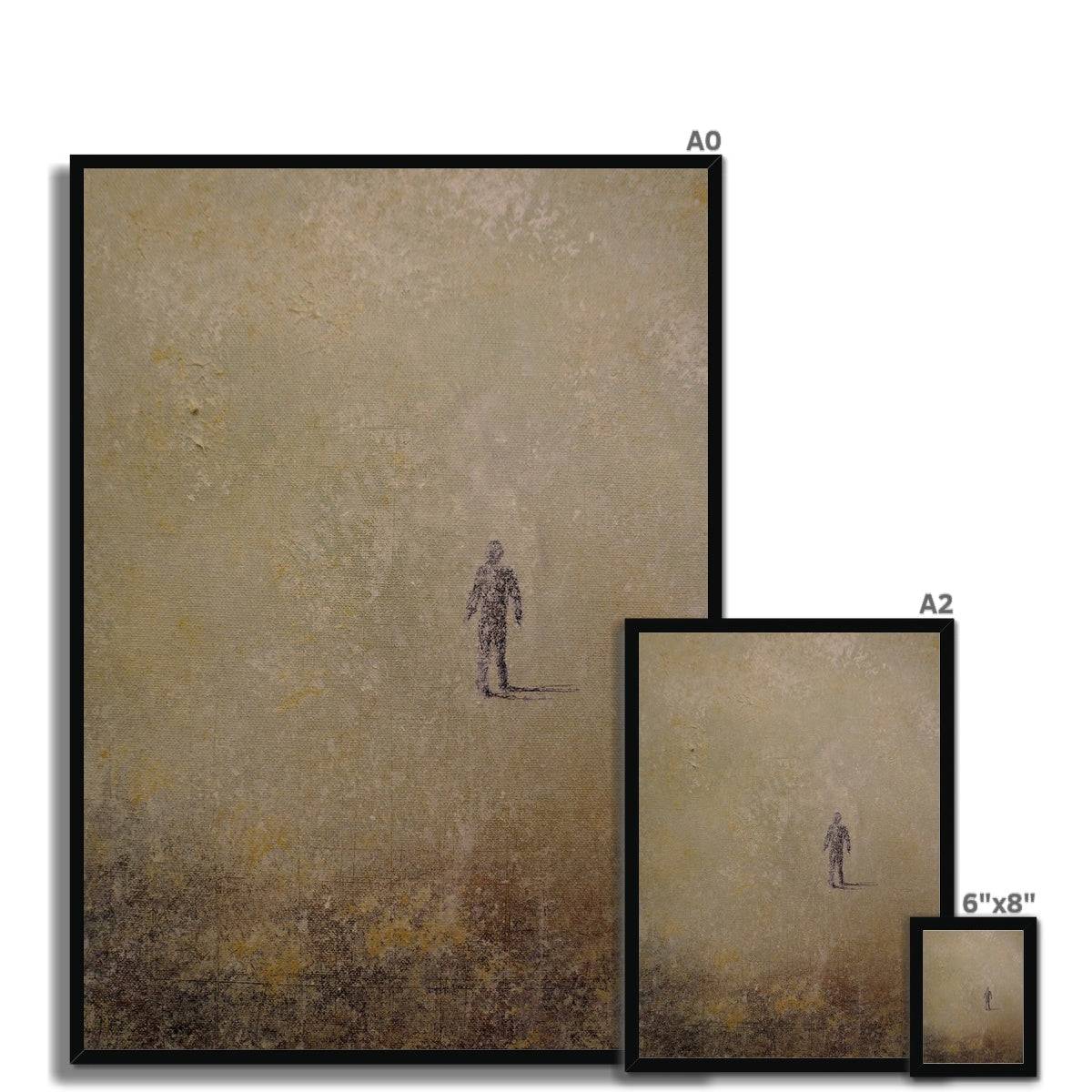 Scottish Paintings - ' Into The Munro Mist ' Framed Print