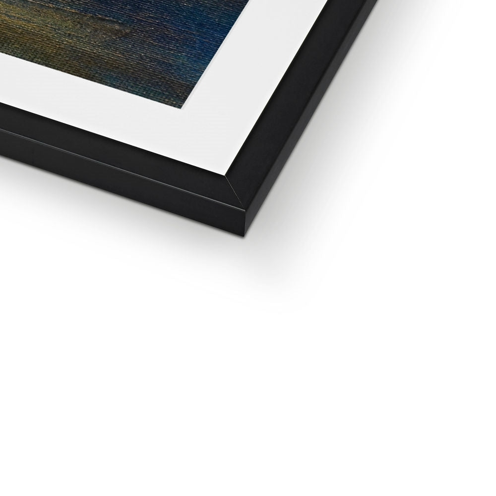 Scottish Paintings - ' Loch Lomond Moonlight ' Framed & Mounted Print