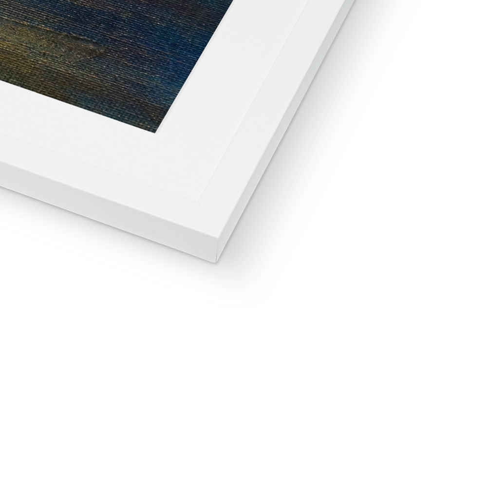 Scottish Paintings - ' Loch Lomond Moonlight ' Framed & Mounted Print