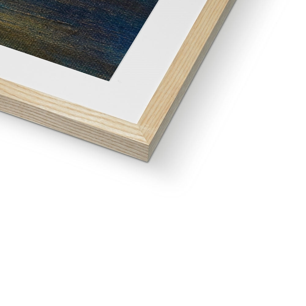 Scottish Paintings - ' Loch Lomond Moonlight ' Framed & Mounted Print