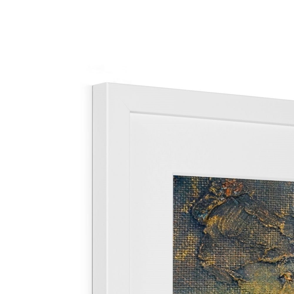 Scottish Paintings - ' Loch Lomond Moonlight ' Framed & Mounted Print