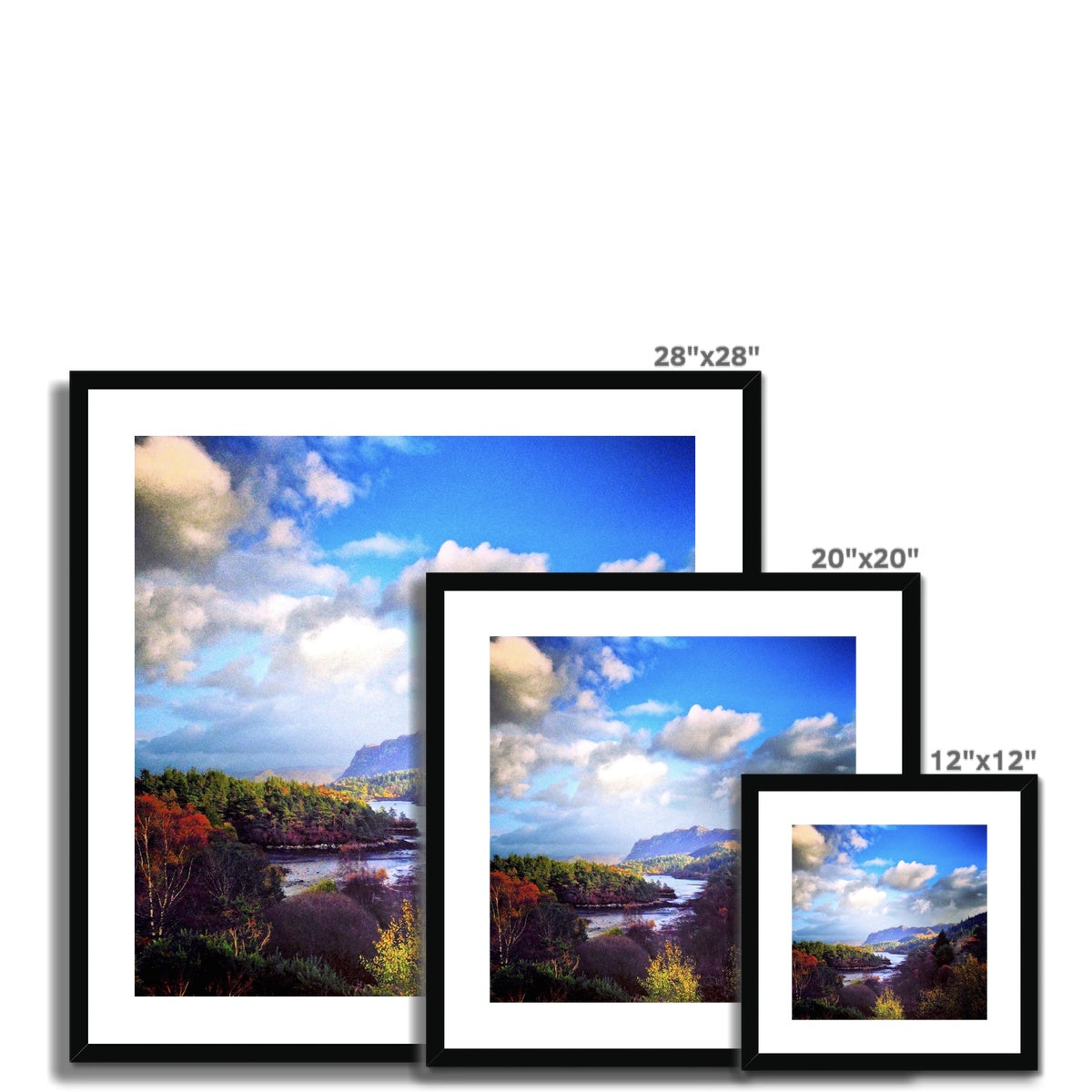 Scottish Paintings - ' Plockton ' Framed & Mounted Print