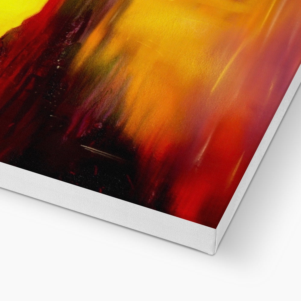 Scottish Paintings - ' Skye Sunset ' Canvas