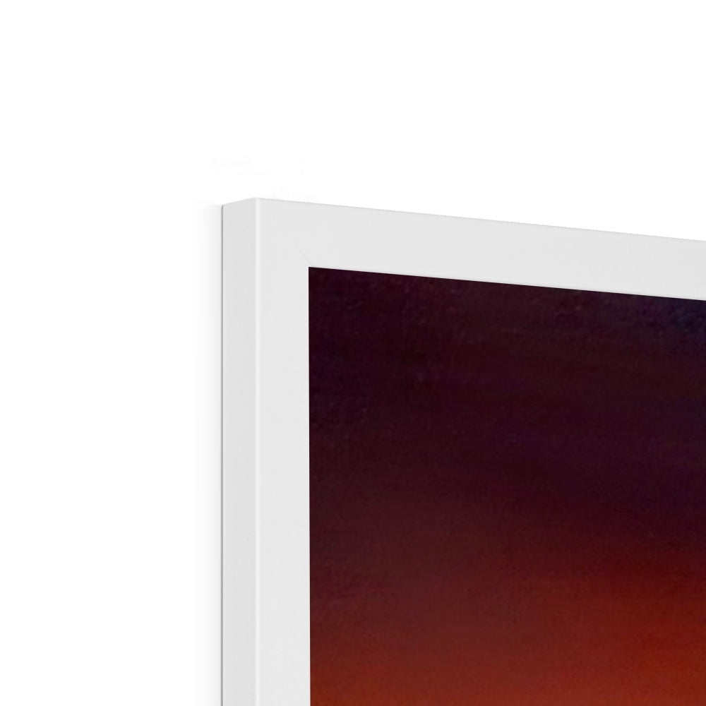Scottish Paintings - ' Skye Sunset ' Framed Print