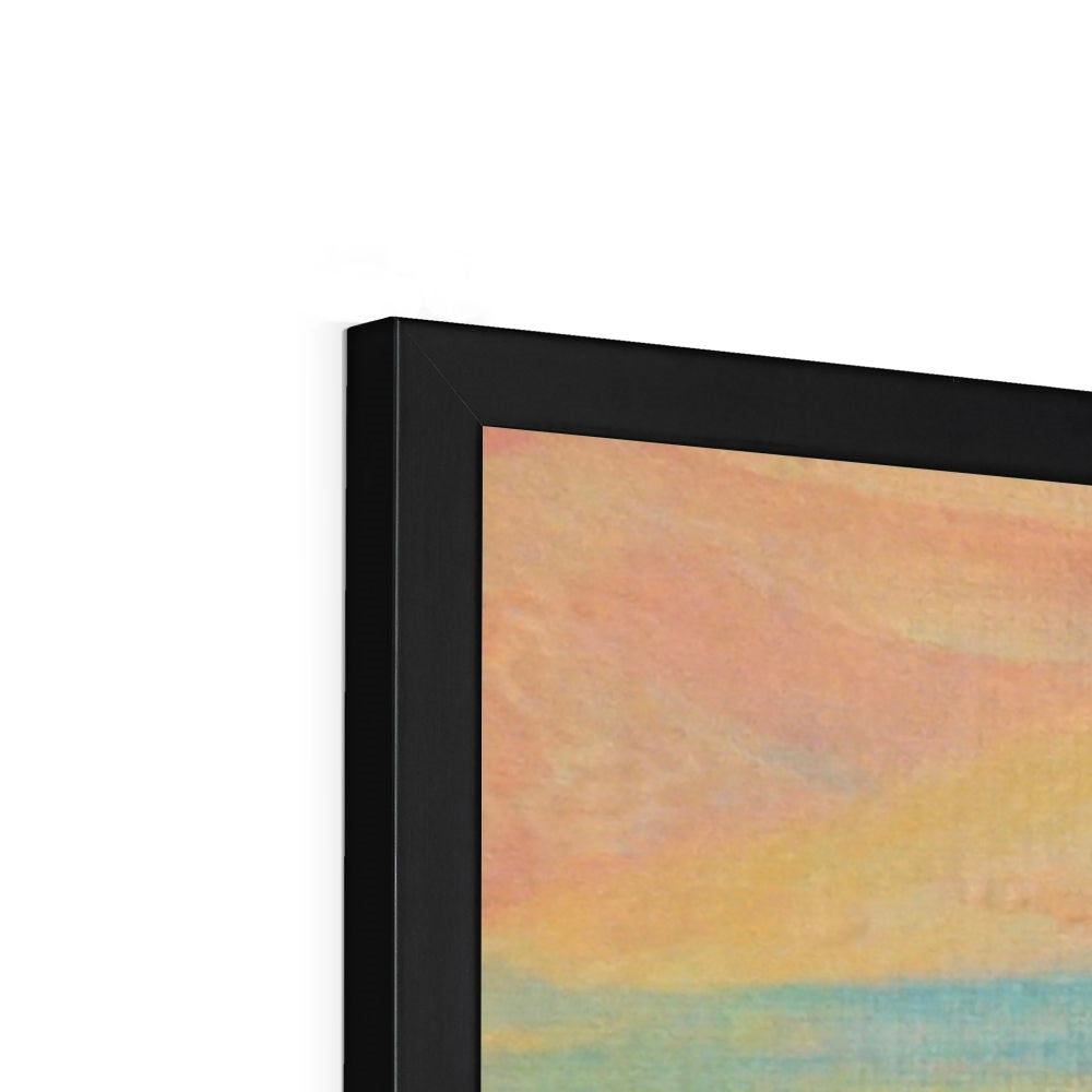 Scottish Paintings - ' The Sleeping Warrior Arran ' Framed Print