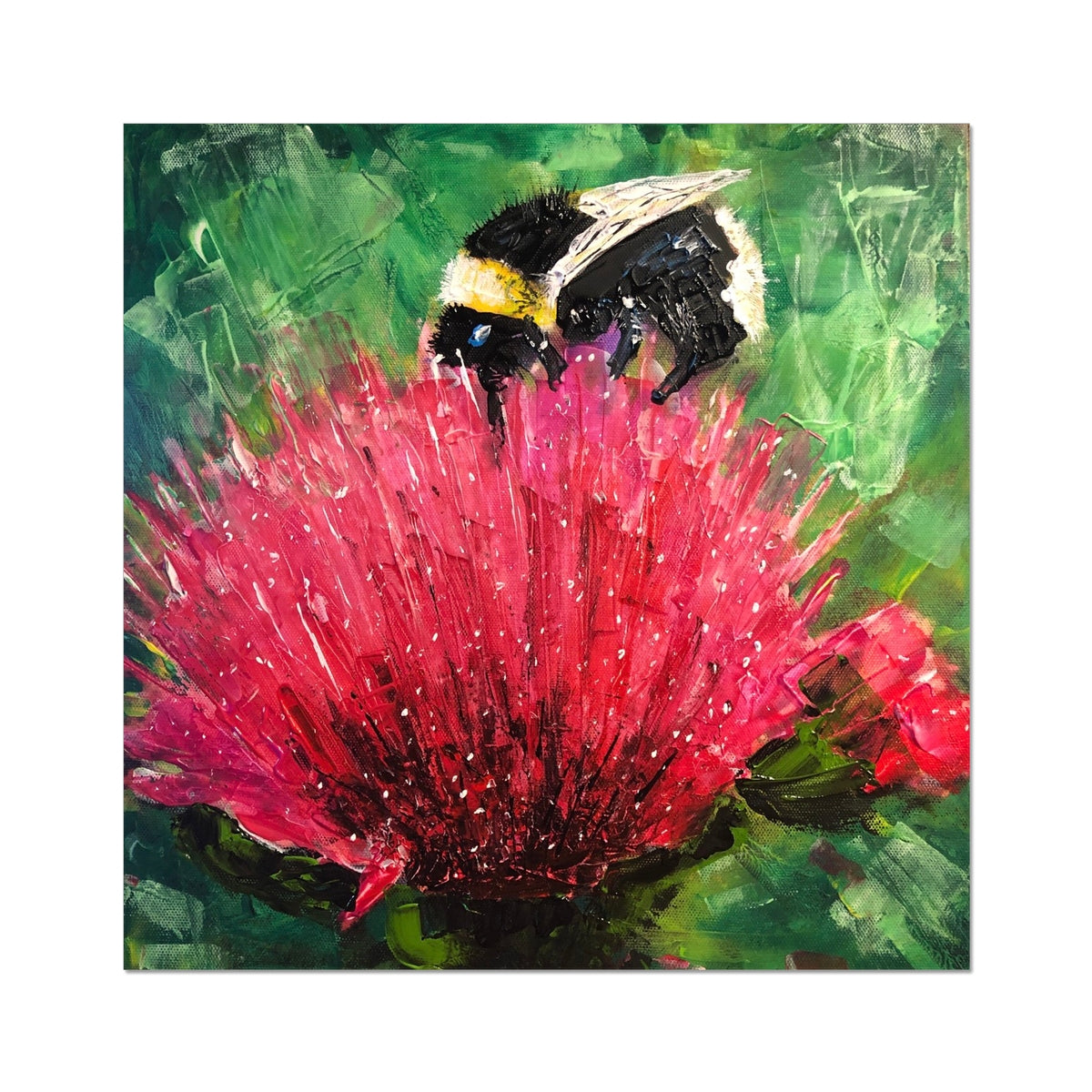 Scottish Paintings - ' The Thistle & The Bee ' Artist Proof Collector Print