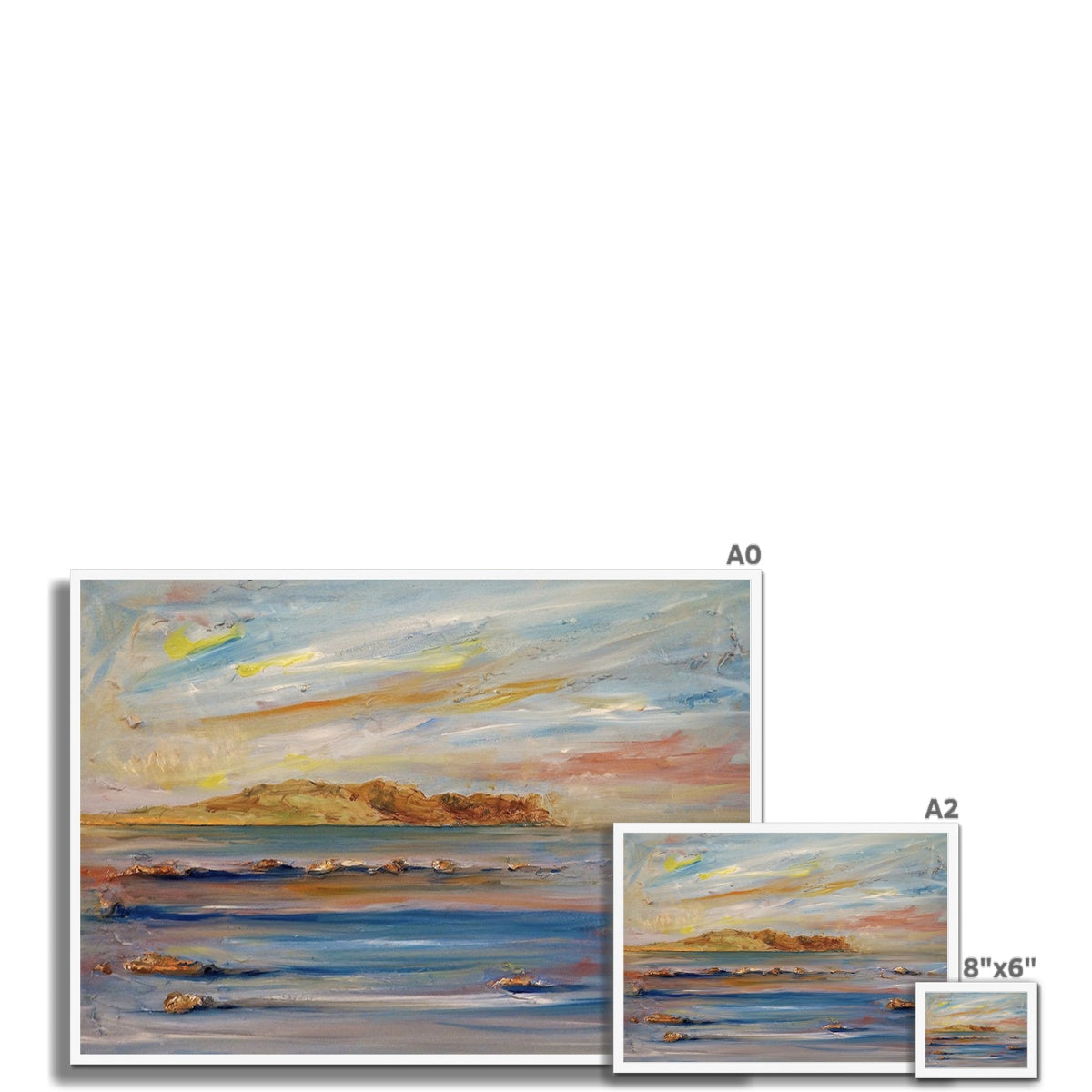 Scottish Paintings - ' Tiree Dawn ' Framed Print