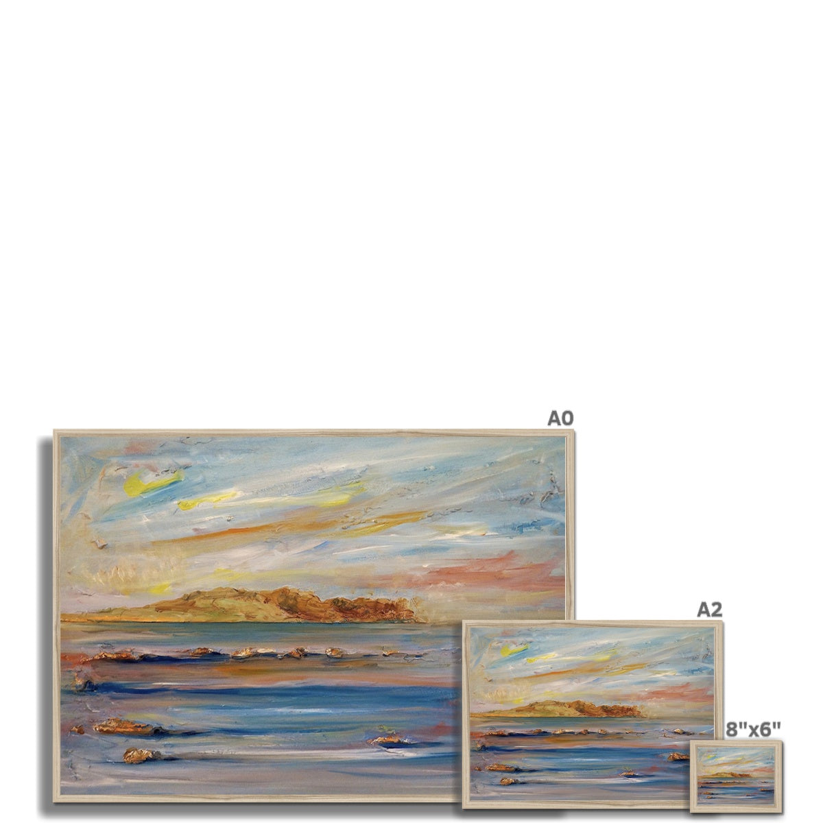 Scottish Paintings - ' Tiree Dawn ' Framed Print