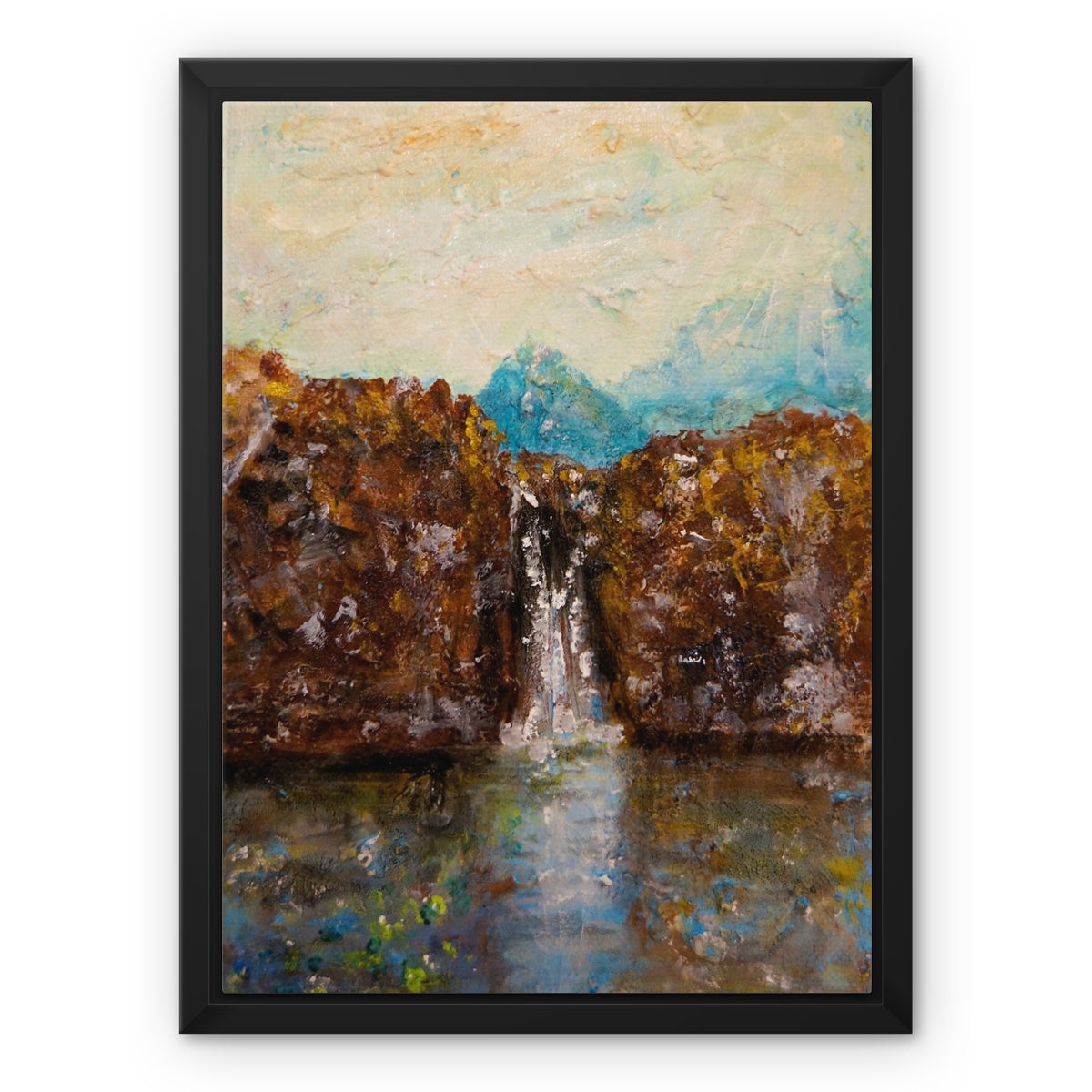 Skye Fairy Pools Framed Canvas.
