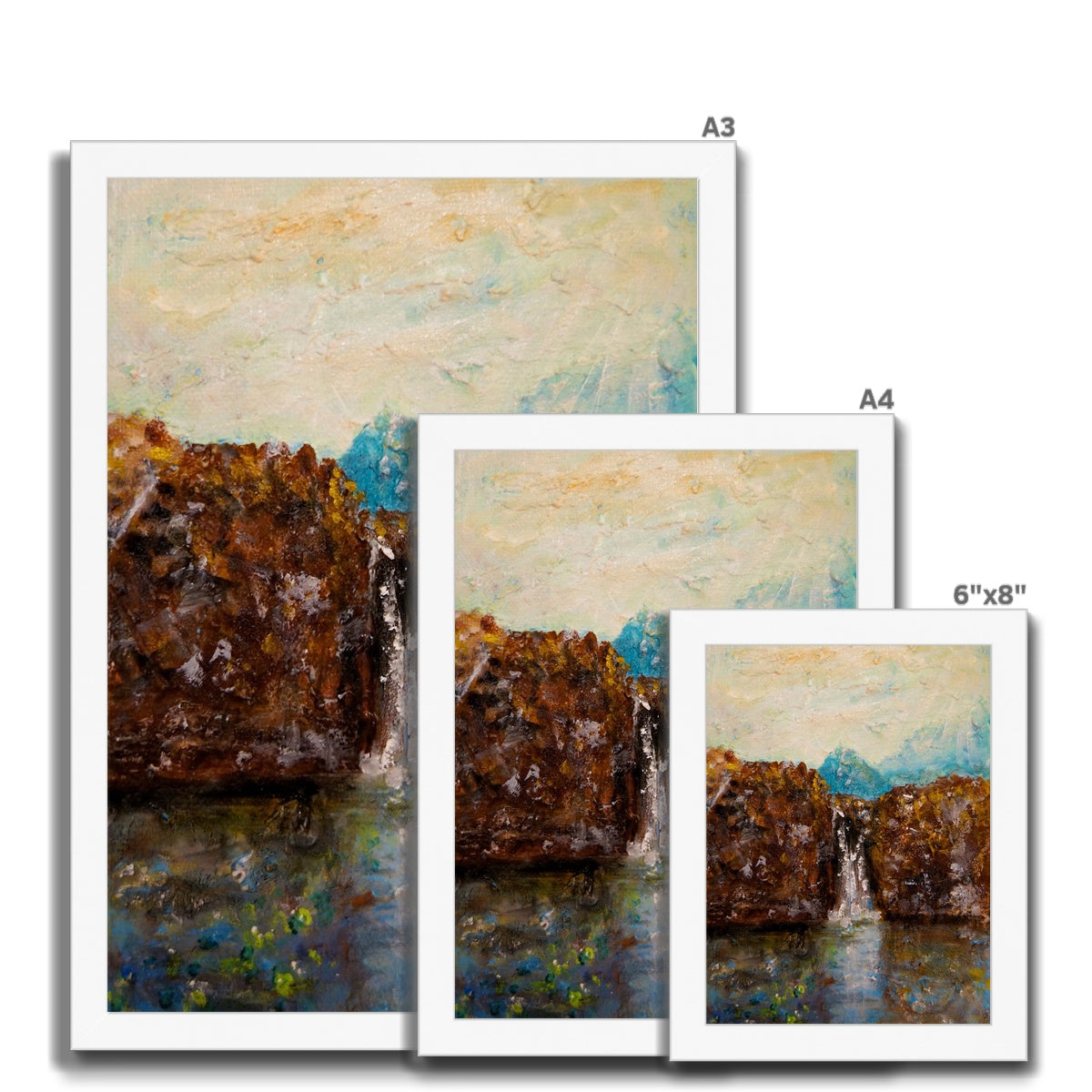 Skye Fairy Pools Framed Print.