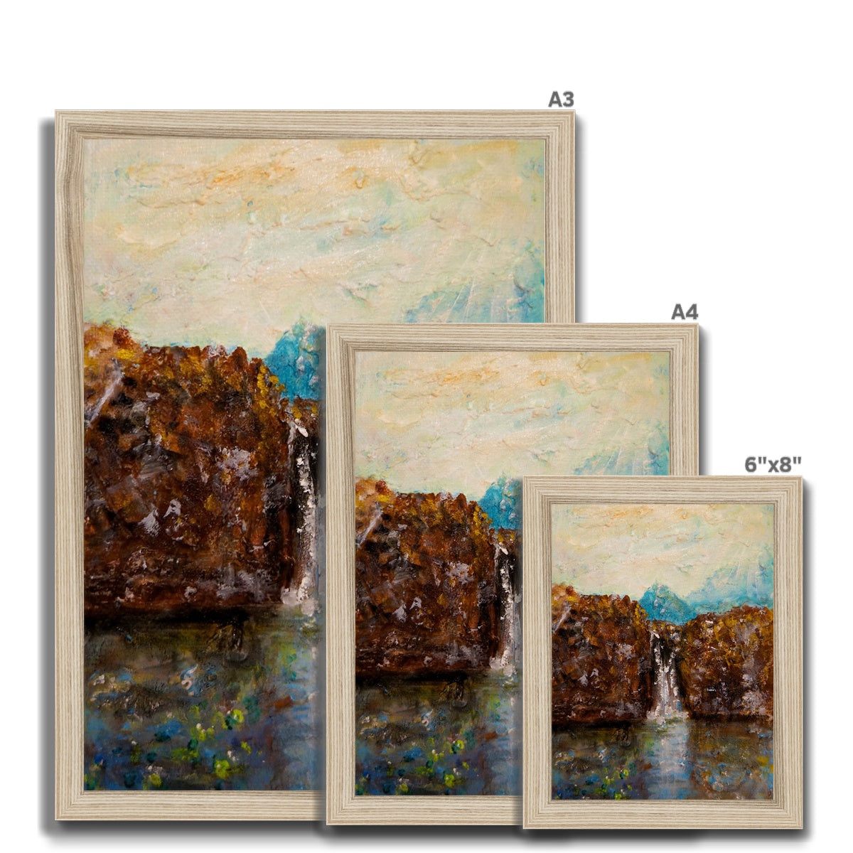 Skye Fairy Pools Framed Print.