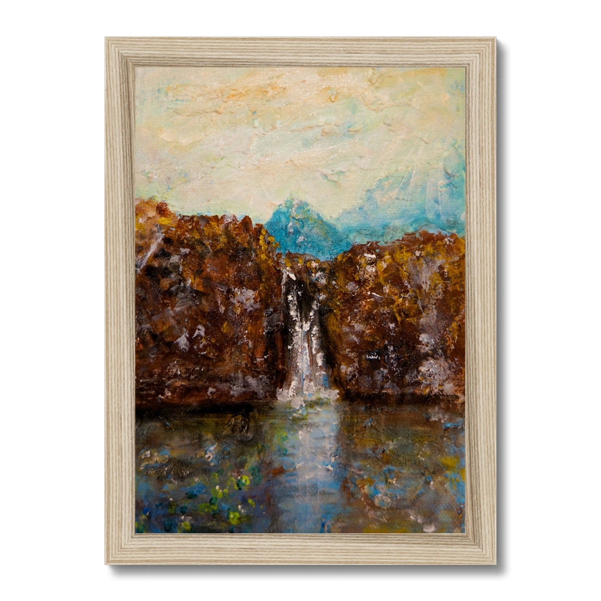 Skye Fairy Pools Framed Print.