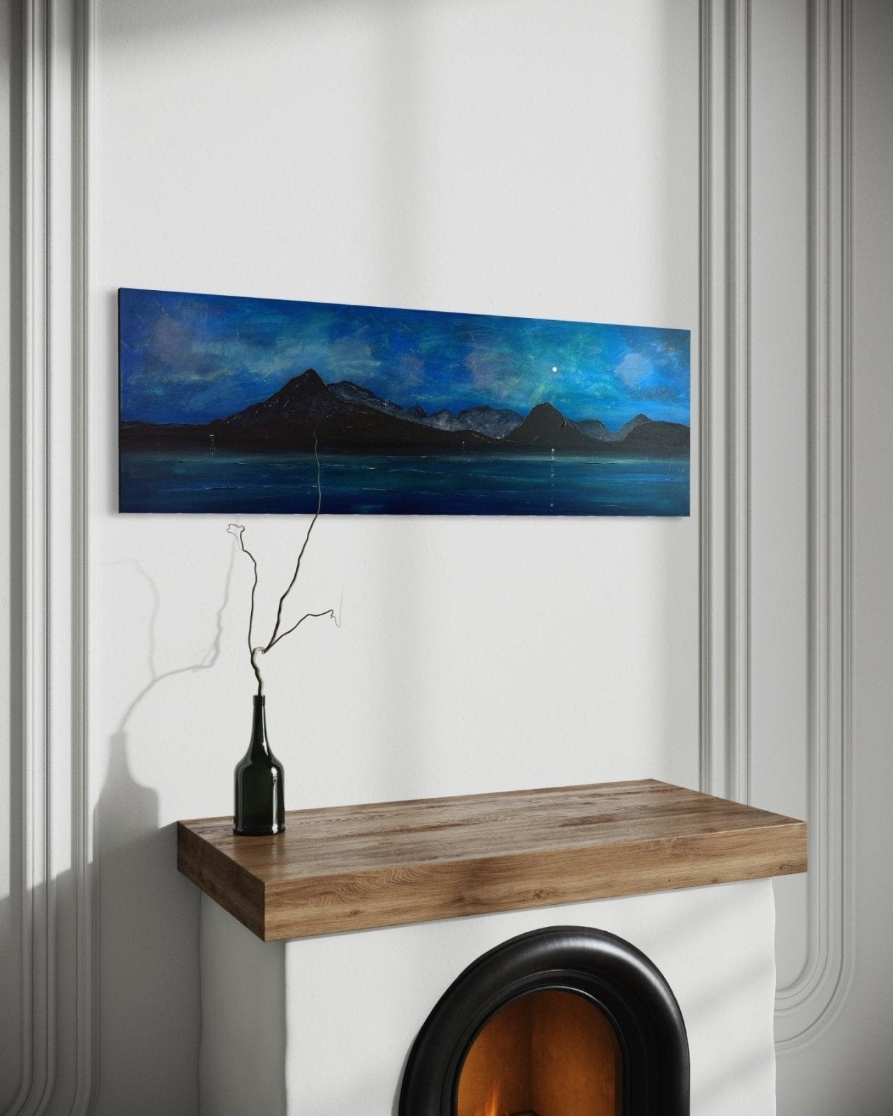Skye Prussian Twilight Original Painting | Scottish Art Gifts