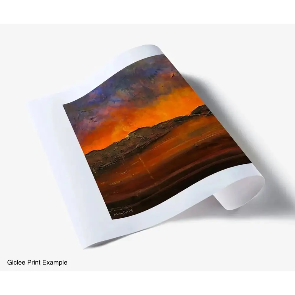 Panoramic Prussian Twilight Art by Kevin Scottish Artist