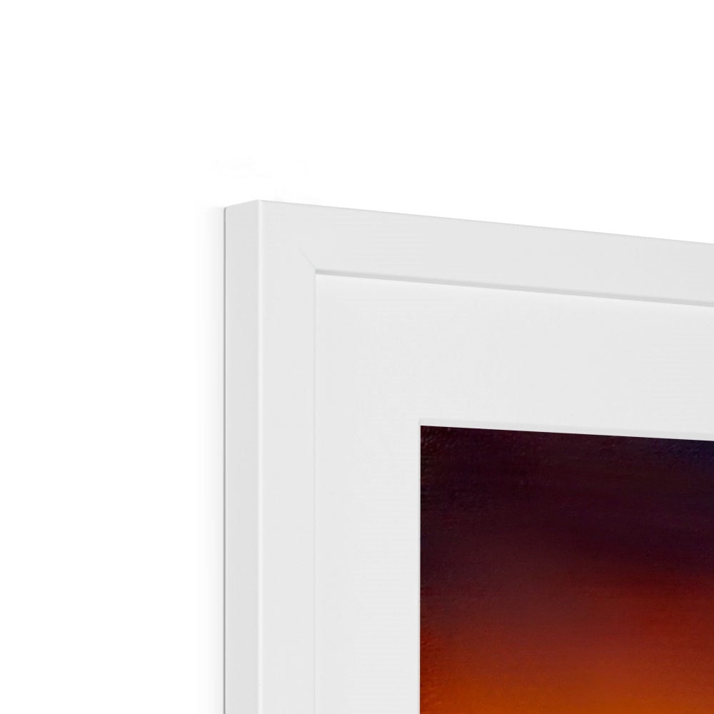 Skye Sunset Framed & Mounted Print.