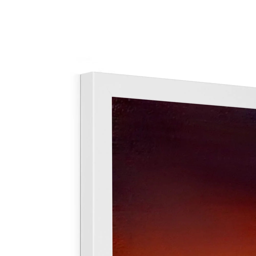 Skye Sunset Framed Print - Art Gallery Scotland Worldwide Shipping Scottish Landscape Paintings and Prints by Artist Hunter