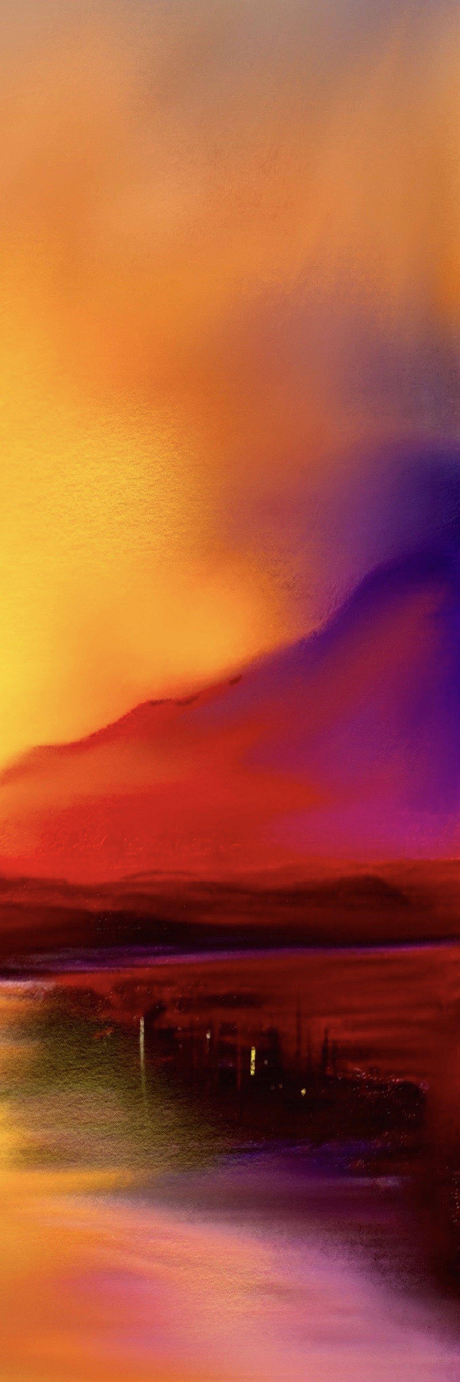 Skye Sunset Triptych Canvas Print.