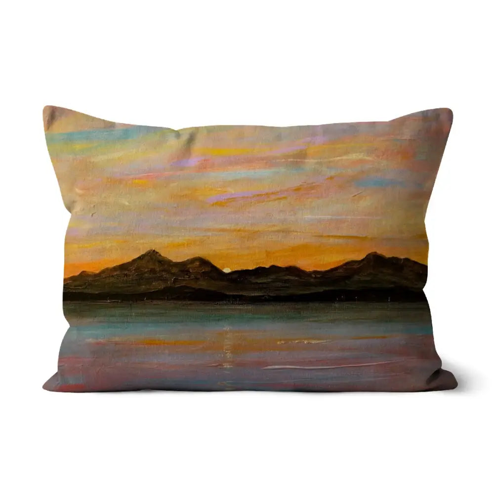 The Sleeping Warrior Arran Cushion