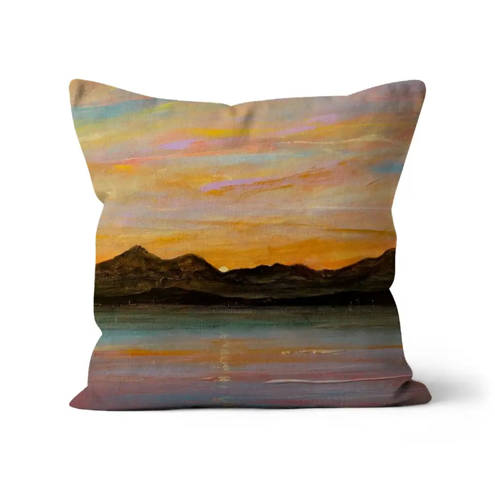 The Sleeping Warrior Arran Cushion