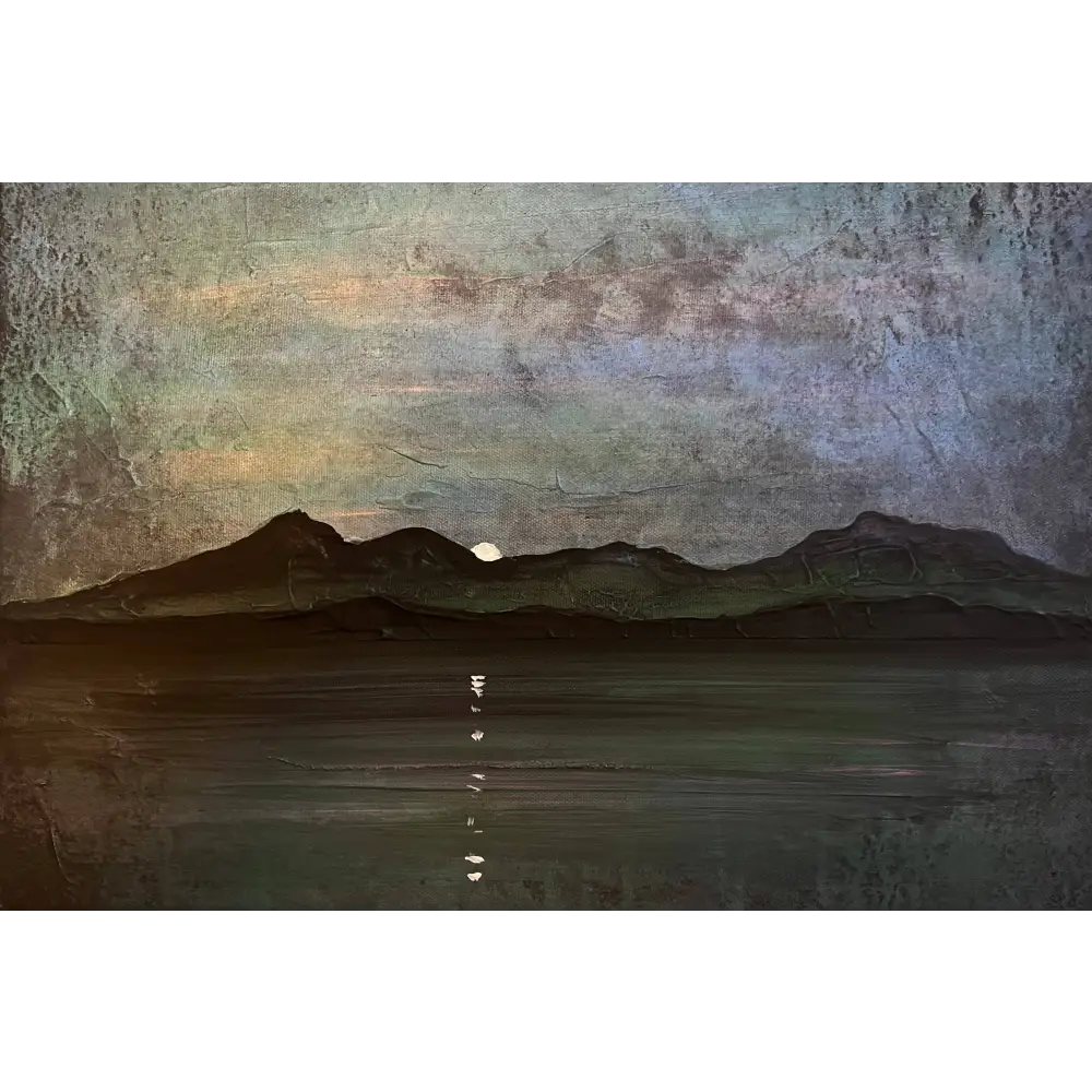 The Sleeping Warrior Moonlight Arran - Scottish Statement Interior Wall Art - Gallery Scotland