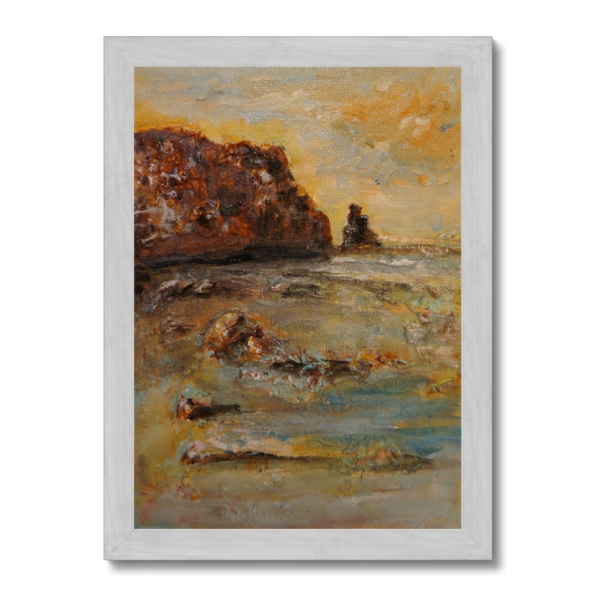 Talisker Bay Antique Framed Print.