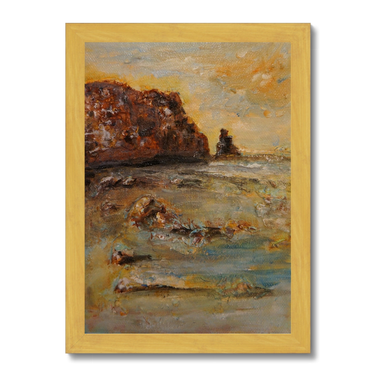 Talisker Bay Antique Framed Print.