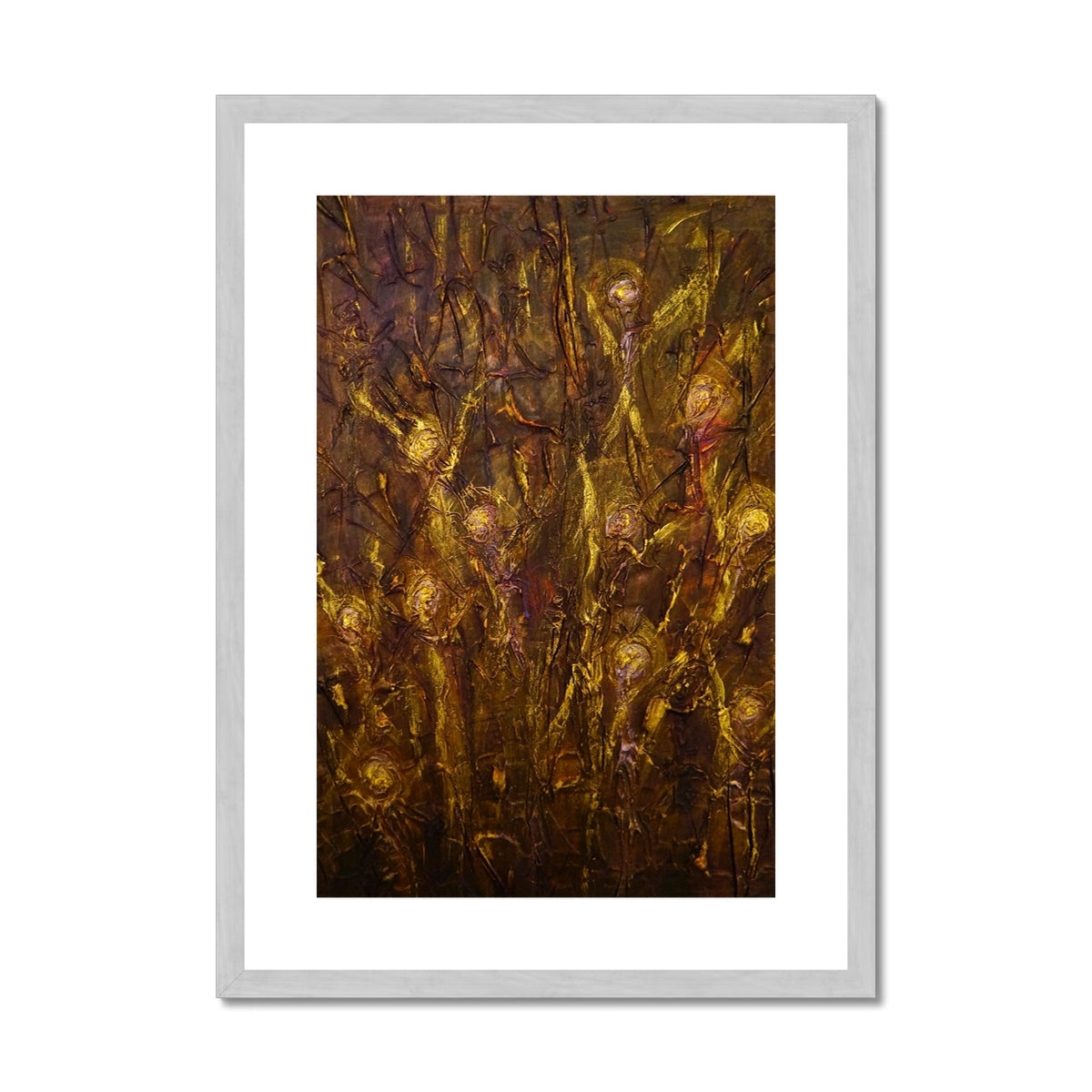 The Alloway Auld Kirk Witches Antique Framed & Mounted Print.
