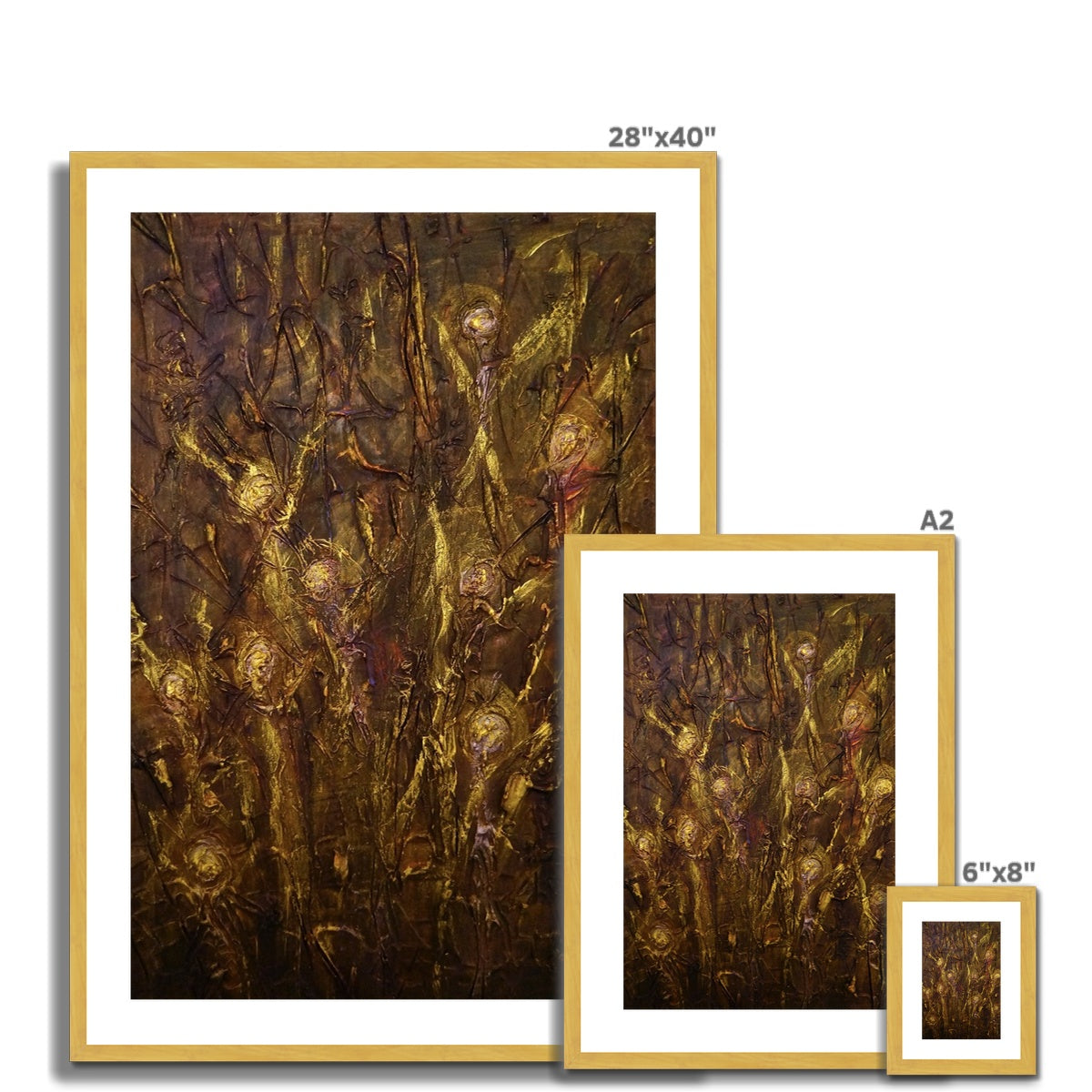The Alloway Auld Kirk Witches Antique Framed & Mounted Print.