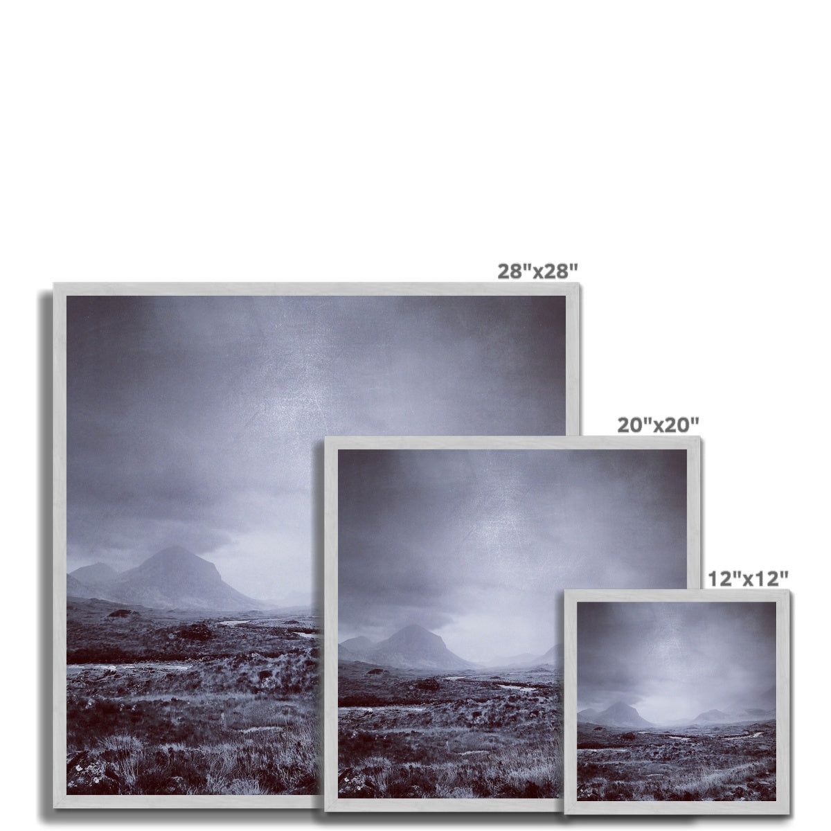 The Brooding Cuillin Antique Framed Print.