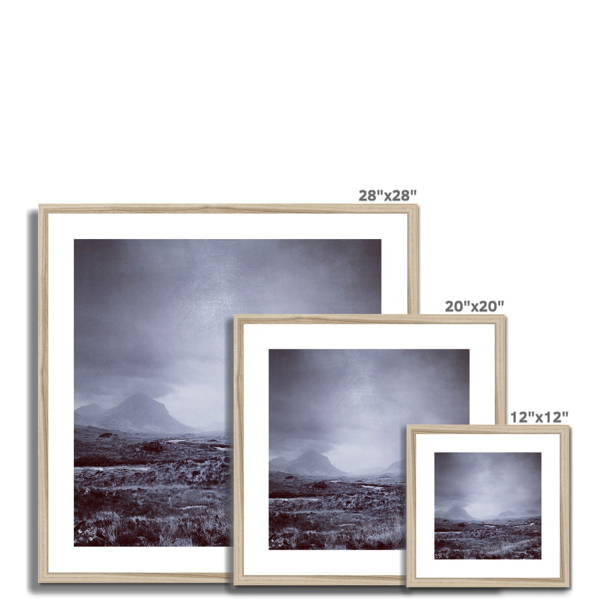 The Brooding Cuillin Framed & Mounted Print.