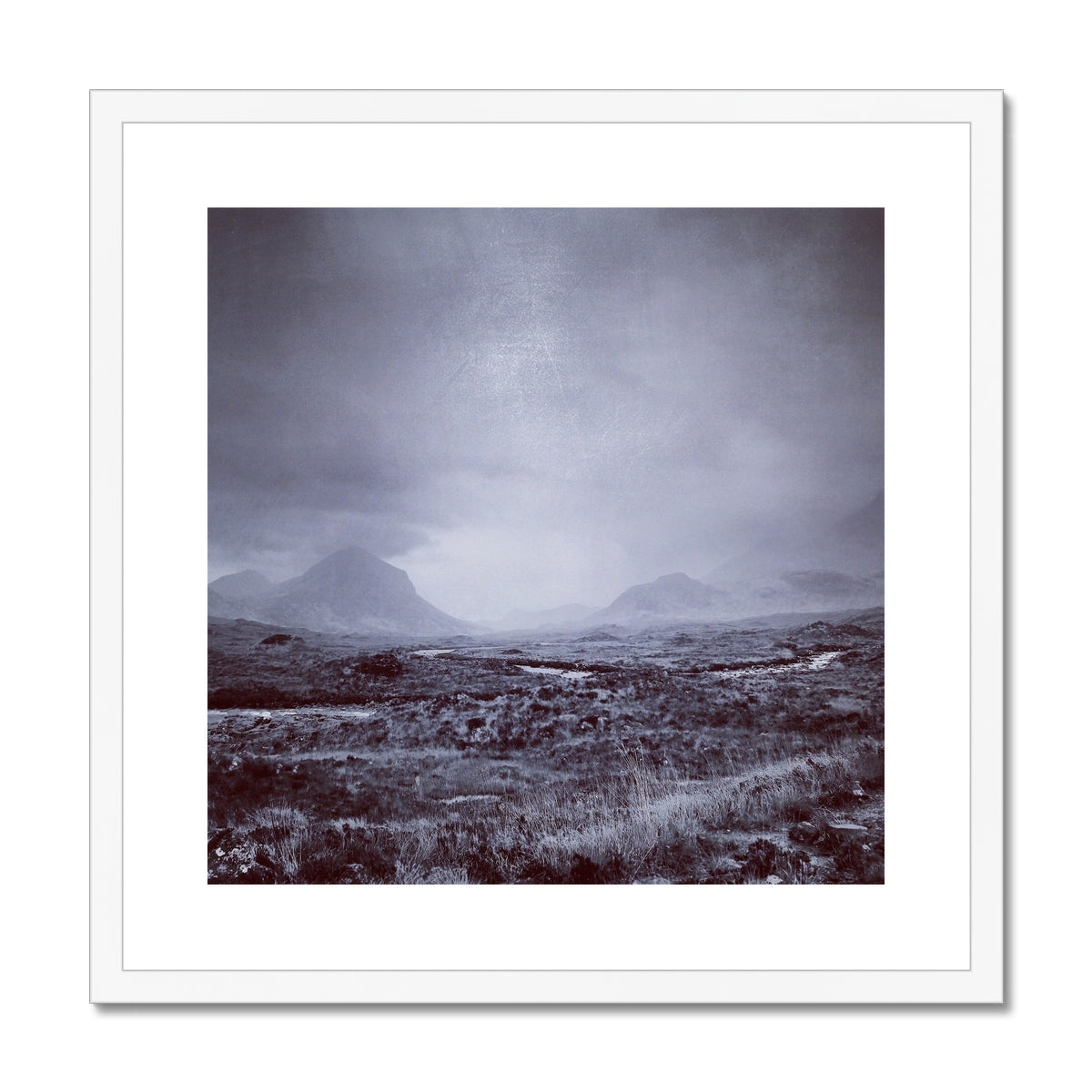 The Brooding Cuillin Framed & Mounted Print.