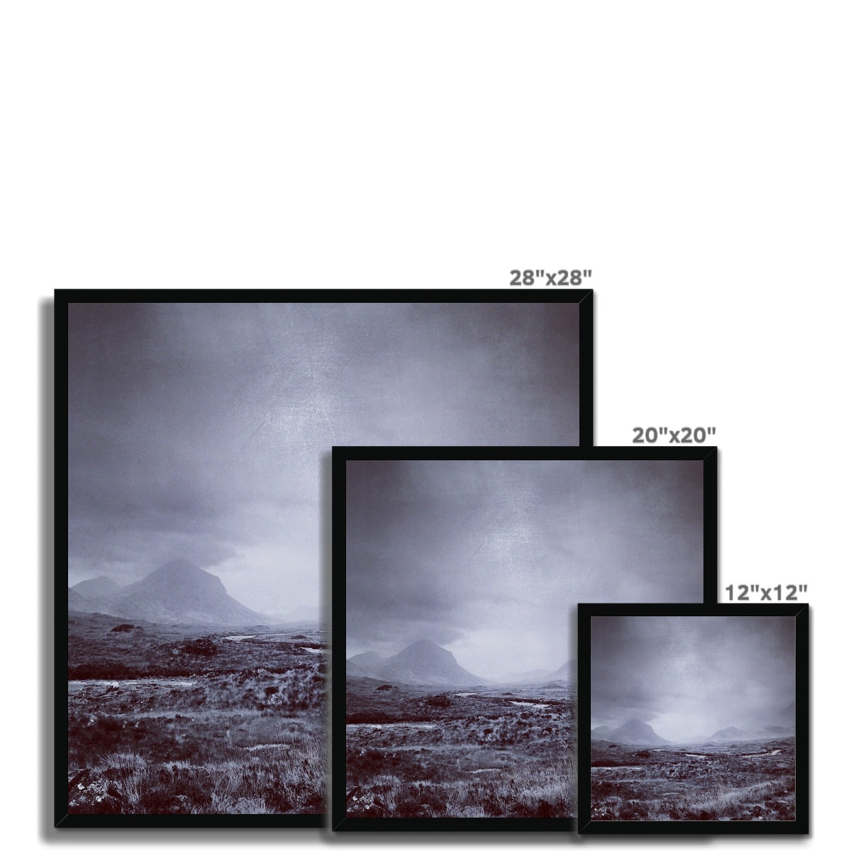 The Brooding Cuillin Framed Print.