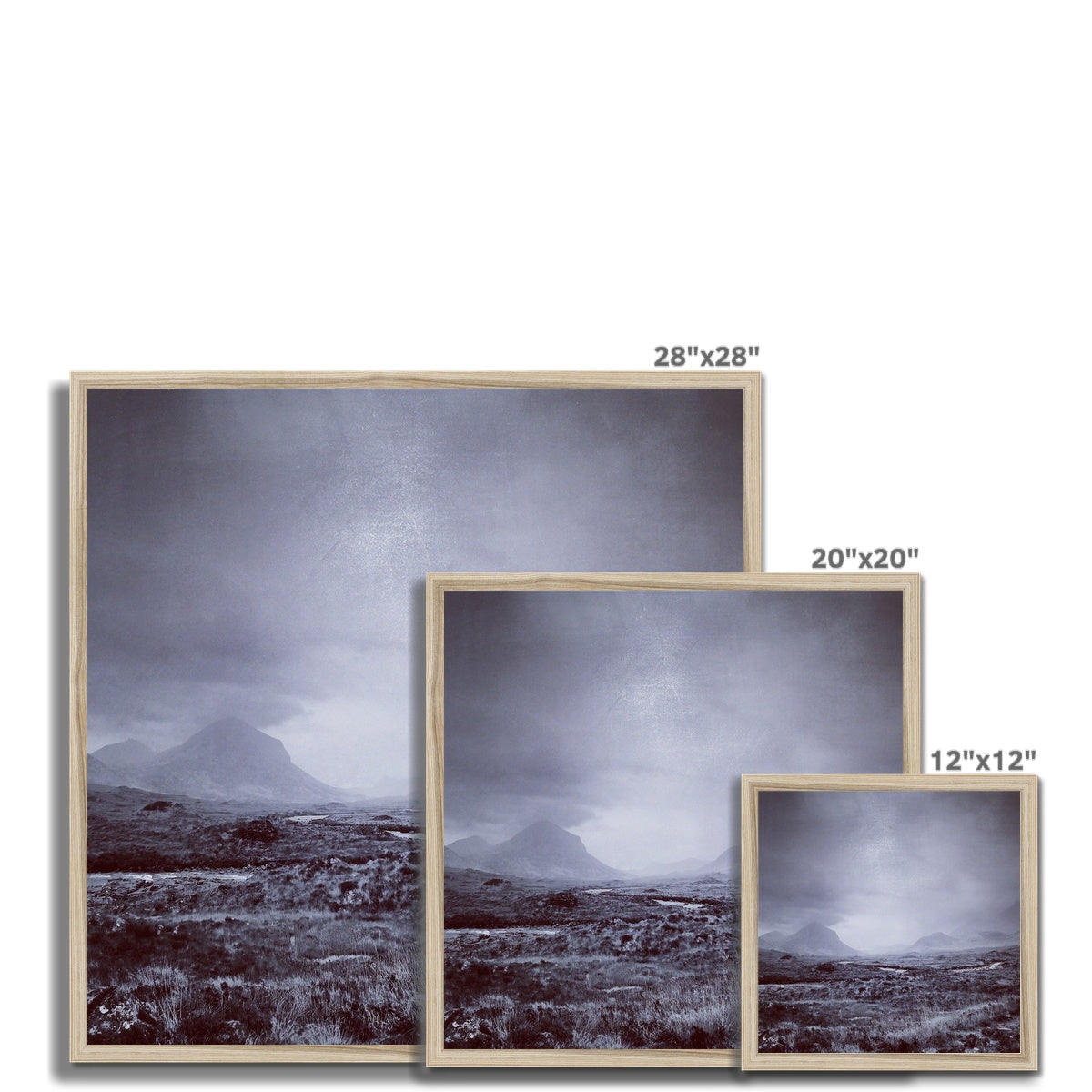 The Brooding Cuillin Framed Print.